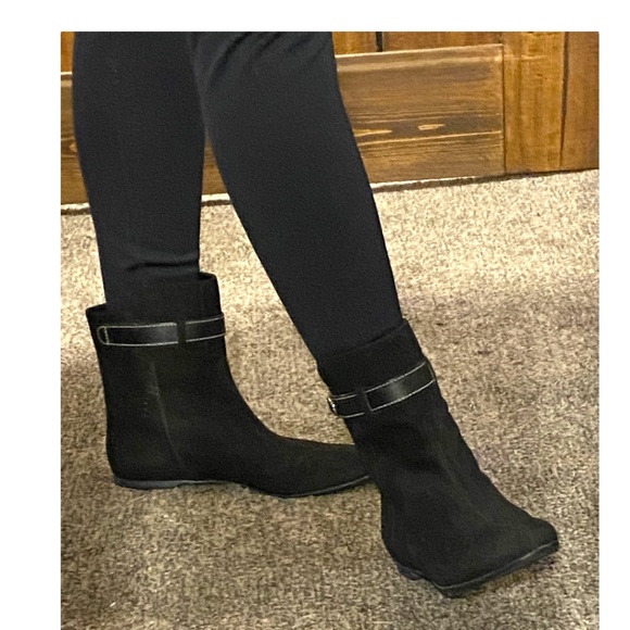 Vicini suede/leather boot. Made in Italy. Sz. 37.5 - Picture 3 of 16